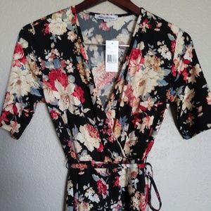 Floral Print Maxi Dress